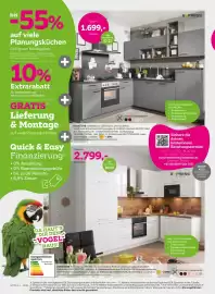 Mömax Flugblatt woche 40 Seite 8: Eckküche €1.699,00, Eckküche €2.799,00