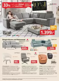 XXXLutz Prospekt woche 40 Seite 12: Wohnlandschaft €1.399,00, Stylife Wohnlandschaft €899,00