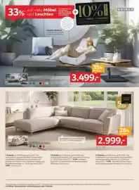 XXXLutz Prospekt woche 40 Seite 14: Ecksofa €3.499,00, Ecksofa €2.999,00
