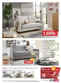 XXXLutz Prospekt woche 40 Seite 17: Bali Schlafsofa €1.699,00, Bali Schlafsofa €1.999,00