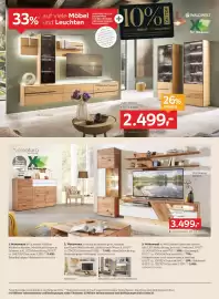XXXLutz Prospekt woche 40 Seite 20: Wohnwand, br. ca. 248cm €2.499,00, Wohnwand, br: ca. 274cm €3.499,00