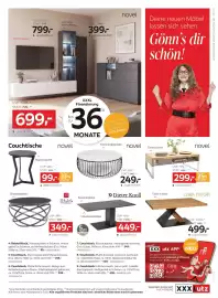 XXXLutz Prospekt woche 40 Seite 21: Hängeregal €799,00, 3 LOWBOARD €699,00