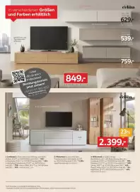 XXXLutz Prospekt woche 40 Seite 22: HOME c'elina Lowboard, br. ca. 240cm €629,00