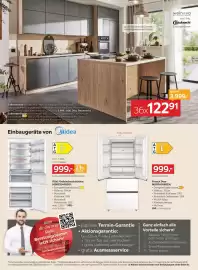 XXXLutz Prospekt woche 40 Seite 26: Welnova Einbauküche €3.999,00, Midea Kühl/gefrierkombination €999,00