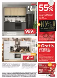 XXXLutz Prospekt woche 40 Seite 27: Visiona Küchenblock €999,00, хогa Küchenblock €1.999,00