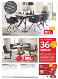 XXXLutz Prospekt woche 40 Seite 31: Novel Esszimmer 4tlg. €999,00, Novel Armlehnstuhl €199,00