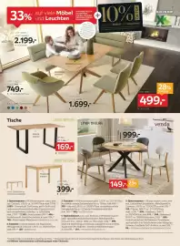 XXXLutz Prospekt woche 40 Seite 32: LINEA NATURA Esstisch €169,00, LINEA NATURA Esstisch €399,00