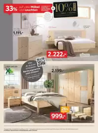 XXXLutz Prospekt woche 40 Seite 34: Kommode €1.111,00, Bettanlage €2.222,00