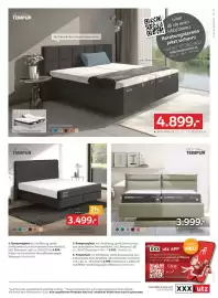 XXXLutz Prospekt woche 40 Seite 37: TEMPUR Boxspringbett €4.899,00, TEMPUR Boxspringbett €3.499,00
