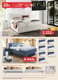 XXXLutz Prospekt woche 40 Seite 38: Ruf BETTEN Boxspringbett €2.222,00, Ruf BETTEN Polsterbett €4.444,00