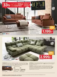 XXXLutz Prospekt woche 40 Seite 4: 3er-ledersofa €1.299,00, Ecksofa €2.999,00