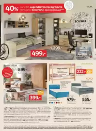 XXXLutz Prospekt woche 40 Seite 48: LINEA NATURA Drehtürenschrank €899,00, Bett €399,00