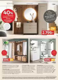 XXXLutz Prospekt woche 40 Seite 52: Invivus garderobe €2.799,00, Voleo Vorzimmer 5tlg. €699,00