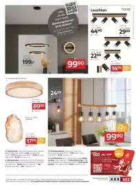 XXXLutz Prospekt woche 40 Seite 57: Deckenleuchte €89,90, Salzsteinleuchte €17,99