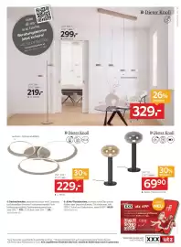 XXXLutz Prospekt woche 40 Seite 59: Dieter knoll akku-tischleuchte €69,90, Dieter Knoll Deckenleuchte €229,00