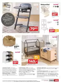 XXXLutz Prospekt woche 40 Seite 63: My baby lou schaukeiwippe „lunch“ €49,90, My baby lou lernturm „tower“ €39,90