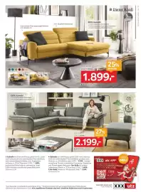XXXLutz Prospekt woche 40 Seite 7: Ecksofa €1.899,00, Ecksofa €2.199,00