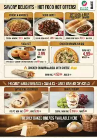 Hashim Hypermarket catalogue Page 4: SAVORY DELIGHTS - HOT FOOD HOT OFFERS! CHICKEN NOODLES SQUID ROAST H HASHIM TATTU DOSA