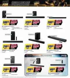 Volantino Trony settimana 39 Pagina 27: LG Soundbar S60T €139,95, Samsung Soundbar HWB650F €149,95