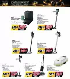 Volantino Trony settimana 39 Pagina 31: Dyson scopa elettrica cordless V8Cyclone New €249,95