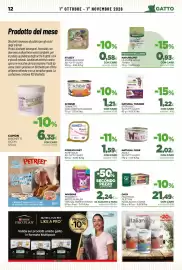 Volantino L´Isola dei Tesori Pagina 12: Natural Trainer Sterilised €1,22, Schesir Tonnetto con Carote in Brodo €1,21
