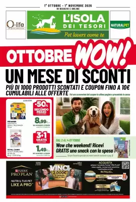 L´Isola dei Tesori (valido fino al 1-11)
