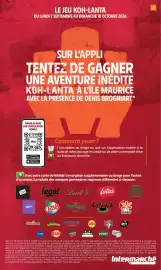 Catalogue Intermarché Express page 3: LE JEU KOH-LANTA DU LUNDI 7 SEPTEMBRE AU DIMANCHE 18 OCTOBRE 2026 SUR L'APPLI TENTEZ