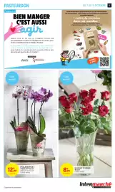 Catalogue Intermarché Express page 9: Phalaenopsis 2 tiges pot 12 cm dans un couvre pot Coloris variés €12,99