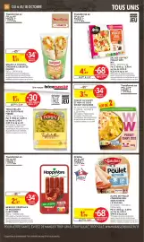 Catalogue Intermarché Hyper page 20: Mix Salade coffret poulet rôti €4,47, DAUNAT WRAPS LE CHICKEN, CHEDDAR & CRUDITÉS €1,51