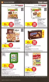 Catalogue Intermarché Hyper page 22: Marie Pizza Crousti Fine Feu de Bois Royale €1,89, SNICKERS ICE CREAM €2,24