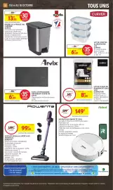 Catalogue Intermarché Hyper page 42: SUNDIS POUVELLE A PEDALE 30L CARBONE €13,93, CURVER BOITES ALIMENTAIRES €6,49