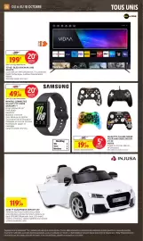 Catalogue Intermarché Hyper page 44: KONIX MANETTE FILAIRE NOIRE €19,99, SAMSUNG MONTRE CONNECTEE GALAXY FIT 3 GRIS €49,90