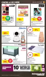 Catalogue Intermarché Hyper page 47: Pommette LIT PARAPLUIE €34,99, TINEO MATelas climatise €29,99