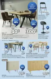 Catalogue JYSK page 3: MARSTRAND Table + BREUM Chaise €400,00, DYVIG Buffet €115,00