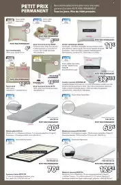 Catalogue JYSK page 5: INGE Taie d'oreiller €4,00, BILLEFJORD Matelas en mousse €60,00