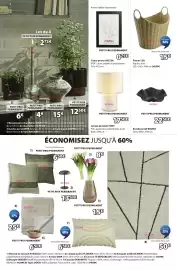 Catalogue JYSK page 6: Panier LEO €15,00, TONY Lampe de table €17,50