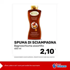 Volantino Iper Tosano settimana 40 Pagina 3: Spuma di Sciampagna Bagnoschiuma assortito €2,10