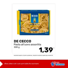 Volantino Iper Tosano settimana 40 Pagina 5: De Cecco Pasta all'uovo assortita €1,39