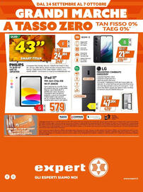 Volantino Iperal | Expert Pagina 34: IPad 11" €579,00, LG Frigorifero Combinato GBBSJ21DEP €479,00