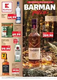 Kaufland gazetka | Alkohole Strona 1: Whisky Glenfiddich €209,90, Wódka Finlandia €64,99