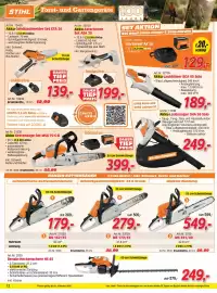Zgonc Flugblatt Seite 12: Akku-Gehölzschneider Set GTA 26 €139,00, Akku-Astscheren Set ASA 20 €199,00