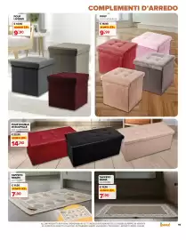 Volantino Iperal | Dolce autunno Pagina 19: POUF con contenitore €9,90, Tappeto Braies €7,90