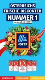 Hofer Flugblatt woche 40 Seite 1: Flugblatt gültig ab FR. 2.10. bis DO. 8.10. ÖSTERREICHS FRISCHE-DISKONTER NUMMER 1 Da bin
