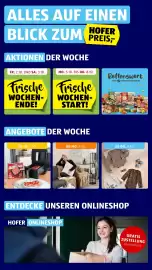 Hofer Flugblatt woche 40 Seite 2: ALLES AUF EINEN HOFER BLICK ZUM PREIS, AKTIONEN DER WOCHE FR. 2.10. UND SA. 3.10. MO