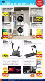 Hofer Flugblatt woche 40 Seite 44: Sharp 55" (139 cm) 4K Ultra HD QLED Smart TV €329,00, Christopeit Laufband TM 750S €499,00