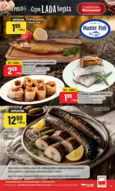 Polomarket gazetka tydzień 40 Strona 31: Węgorz wędzony €12,90, Pikling wędzony Master Fish €1,99