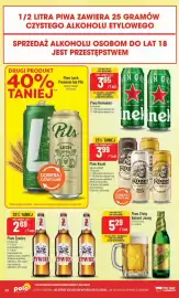 Polomarket gazetka tydzień 40 Strona 50: Piwo Heineken €3,65, Piwo Kozel Černý €3,99