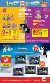 Polomarket gazetka tydzień 40 Strona 55: Karma dla kota Felix 4-pak €5,99, Karma dla kota Whiskas Sterile €18,99