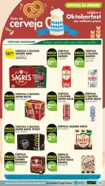Folheto Pingo Doce semana 40 Página 27: Cerveja c/álcool super bock stout mini €7,45, Cerveja Sagres Mista €3,74