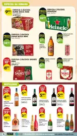 Folheto Pingo Doce semana 40 Página 30: Cerveja c/álcool super bock mini €9,99, Cerveja c/álcool heineken €14,99